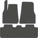 Миниатюра изображения товара Комплект ковриков для авто Alicosta 1768_1_сер для Tesla Model Y I SUV 2019-н.в. (EVA соты, серый)