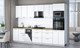 Миниатюра изображения товара Кухонный гарнитур Интерлиния Мила Gloss 3.05-ПМ3 (белый/белый/дуб бунратти)