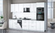 Миниатюра изображения товара Кухонный гарнитур Интерлиния Мила Gloss 3.05-ПМ3 (белый/белый/серый каспий)