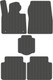 Миниатюра изображения товара Комплект ковриков для авто Alicosta 2515_1_сер для Xpeng P7 I седан/P7 2020-н.в. (EVA соты, серый)