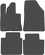 Миниатюра изображения товара Комплект ковриков для авто Alicosta 1940_1_сер для Zeekr X I SUV/4 местa 2023-н.в. (EVA соты, серый)