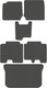 Миниатюра изображения товара Комплект ковриков для авто Alicosta 2545_1_сер для Isuzu MU-X III SUV +3 ряд 2021-н.в. (EVA соты, серый)