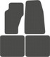 Миниатюра изображения товара Комплект ковриков для авто Alicosta 0551_1_сер для Jeep Grand Cherokee II SUV/WJ 1998-2005 (EVA соты, серый)