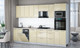 Миниатюра изображения товара Кухонный гарнитур Интерлиния Мила Gloss 3.1-ПМ3 (ваниль глянец/ваниль глянец/травертин серый)