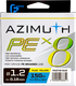 Миниатюра изображения товара Леска плетеная F-Fishing Azimuth PE X8 150м Fluo Yellow / FAZY8-018 (0.18мм)