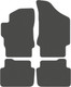 Миниатюра изображения товара Комплект ковриков для авто Alicosta 2567_1_сер для Brilliance V5 SUV 2011-2019 (EVA соты, серый)