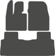 Миниатюра изображения товара Комплект ковриков для авто Alicosta 2597_1_сер для Changan Deepal Shenlan S7 I SUV 2023-н.в. (EVA соты, серый)