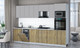 Миниатюра изображения товара Кухонный гарнитур Интерлиния Мила Gloss 3.1-ПМ3 (дуб вотан/грей/серый каспий)