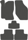 Миниатюра изображения товара Комплект ковриков для авто Alicosta 2643_1_сер для Datsun on-Do I седан/2195 2014-2021 (EVA соты, серый)