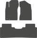 Миниатюра изображения товара Комплект ковриков для авто Alicosta 2648_1_сер для Dongfeng DF6 I пикап 2022-н.в. (EVA соты, серый)