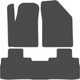 Миниатюра изображения товара Комплект ковриков для авто Alicosta 2654_1_сер для Evolute i-Space I SUV +задний ряд 2023-н.в. (EVA соты, серый)