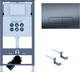 Миниатюра изображения товара Инсталляция для унитаза Aquatek Pneumo S50 INSP01.KKI02.PNS09 (с кнопкой и креплением)