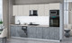 Миниатюра изображения товара Кухонный гарнитур Интерлиния Мила Gloss 3.25-ПМ3 (керамика/кашемир/травертин серый)