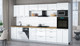 Миниатюра изображения товара Кухонный гарнитур Интерлиния Мила Gloss 3.5-ПМ3 (белый глянец/белый глянец/дуб бунратти)
