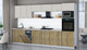 Миниатюра изображения товара Кухонный гарнитур Интерлиния Мила Gloss 3.5-ПМ3 (дуб вотан/кашемир/бискайская сосна)