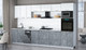 Миниатюра изображения товара Кухонный гарнитур Интерлиния Мила Gloss 3.5-ПМ3 (керамика/белый глянец/белый гранит)