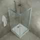Миниатюра изображения товара Душевой уголок Maroni Stile Chromo-GLS 80x80 / Щ0000063966