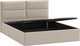 Миниатюра изображения товара Полуторная кровать ТриЯ Глосс универсальная с ПМ тип 1 140x200 (велюр Confetti Cream)