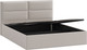 Миниатюра изображения товара Полуторная кровать ТриЯ Глосс универсальная с ПМ тип 1 140x200 (велюр Confetti Smoke)
