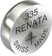 Миниатюра изображения товара Батарейка Renata SR335/SR512SW 1.55V 5mAh 5.8x1.2mm