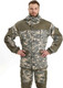 Миниатюра изображения товара Костюм для охоты и рыбалки УРСУС Горка-М кмф Цифра светло-серый/хаки Рип-стоп / КОС490 (р.60-62, 170-176)