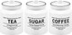 Миниатюра изображения товара Набор емкостей для хранения Elan Gallery Tea. Coffe. Sugar / 111019