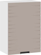 Миниатюра изображения товара Шкаф навесной для кухни ТриЯ Гренада фреза 1В5 с одной дверью (белый/холст латте)