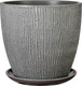 Миниатюра изображения товара Вазон Композит Гамбург №8 / КЗ-Б8-301-22 (22л, серый бутон)