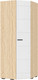 Миниатюра изображения товара Шкаф Стендмебель Либерти ШК 05 угловой 780 (мдф белый глянец/дуб сонома)