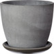 Миниатюра изображения товара Вазон Композит Грэй №6 / КБ-Б6-251-22 (8л, серый бутон)