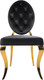 Миниатюра изображения товара Стул Woodville Odda / 11643 (черный/золотой)