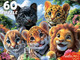 Миниатюра изображения товара Пазл РЫЖИЙ КОТ Веселое селфи диких кошек / Ф60-4526