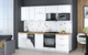 Миниатюра изображения товара Кухонный гарнитур Интерлиния Мила Gloss 2.6-ПМ4 (белый/белый/дуб бунратти)