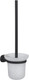 Миниатюра изображения товара Ершик для унитаза Bisk 08623 (черная матовый)