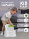 Миниатюра изображения товара Детский горшок KidPlast Leader / PL075102 (белый/зеленый)