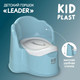 Миниатюра изображения товара Детский горшок KidPlast Leader / PL075202 (голубой/белый)