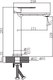 Миниатюра изображения товара Умывальник со смесителем Lauter 21518-1 + Moon 21СK81691C с сифоном 21635CH (хром)