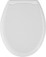 Миниатюра изображения товара Сиденье для унитаза Еврокомфорт Океан 104-407-00-01 (жесткое, белый)