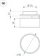Миниатюра изображения товара Точечный светильник Arlight LGD-POT-BUILT-R85-12W Warm3000 BK 100deg / 045776
