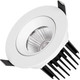 Миниатюра изображения товара Точечный светильник Arlight MS-ATOLL-BUILT-TURN-R94-10W Day4000 WH 36deg / 039067