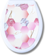 Миниатюра изображения товара Сиденье для унитаза Еврокомфорт Розовая абстракция 002721 (жесткое)