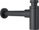Миниатюра изображения товара Умывальник со смесителем Lauter 21518-1 + Cascade 21СК0655BS с сифоном 21635B (черный матовый)