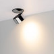 Миниатюра изображения товара Точечный светильник Arlight SP-PLURIO-BUILT-R77-9W Warm3000 BK-CHR 36deg / 037999