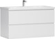 Миниатюра изображения товара Тумба под умывальник Belux Минск НП 100-02 (1, белый глянцевый)