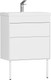 Миниатюра изображения товара Тумба под умывальник Belux Порто Н 70-02 (1, белый глянцевый)