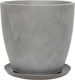 Миниатюра изображения товара Вазон Композит Замша №4 / КЗ-Б4-305-22 4,00 (4л, серый бутон)