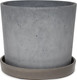 Миниатюра изображения товара Вазон Композит Конкрит Кедр №3 / КБ-Б3-295-22 (2.7л, серый)