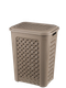 Миниатюра изображения товара Корзина для белья El Casa Виола 205 с крышкой / 640574 (50л, серо-коричневый)