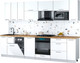 Миниатюра изображения товара Кухонный гарнитур Интерлиния Мила Gloss 3.0-ПМ4 (белый/белый/дуб бунратти)