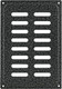 Миниатюра изображения товара Решетка вентиляционная Нора-М 165x240 с заслонкой / 19370 (кожа/серебро)